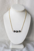 Luxe Triple Tahitian Necklace