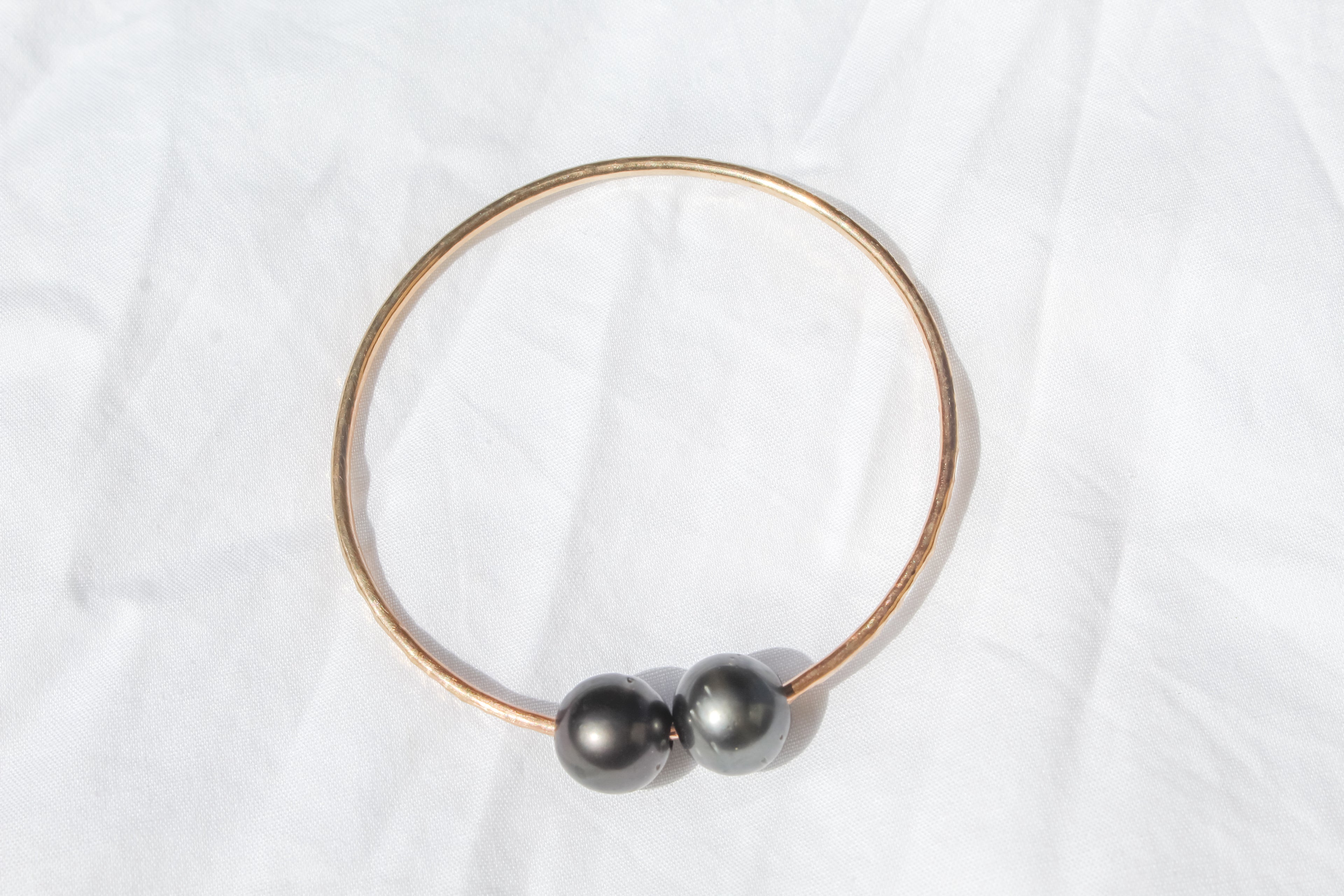 Double Tahitian Bangle SZ 7.5
