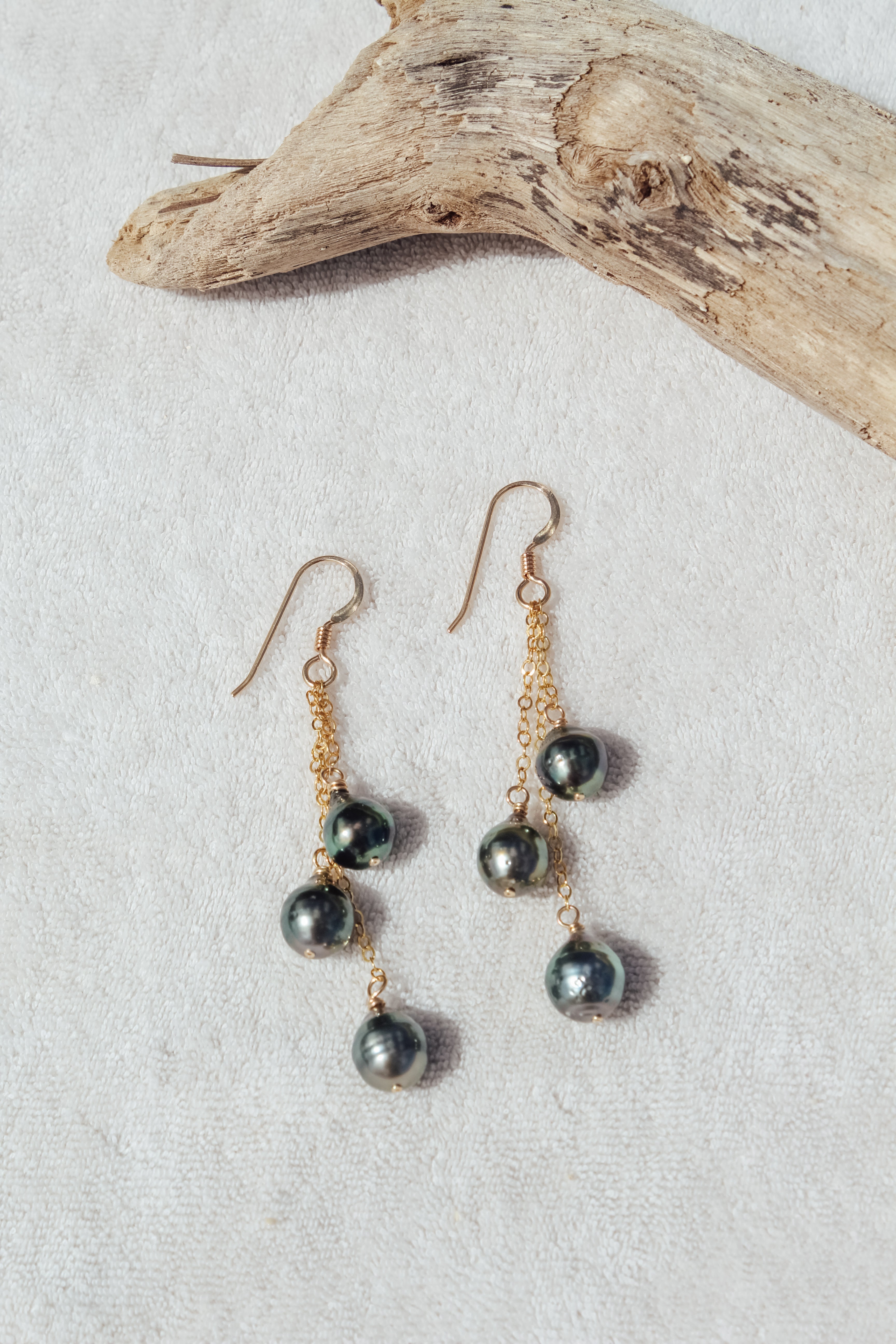 ʻEkolu Waterfall Earrings