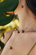 Tahitian Keshi Charm Necklace