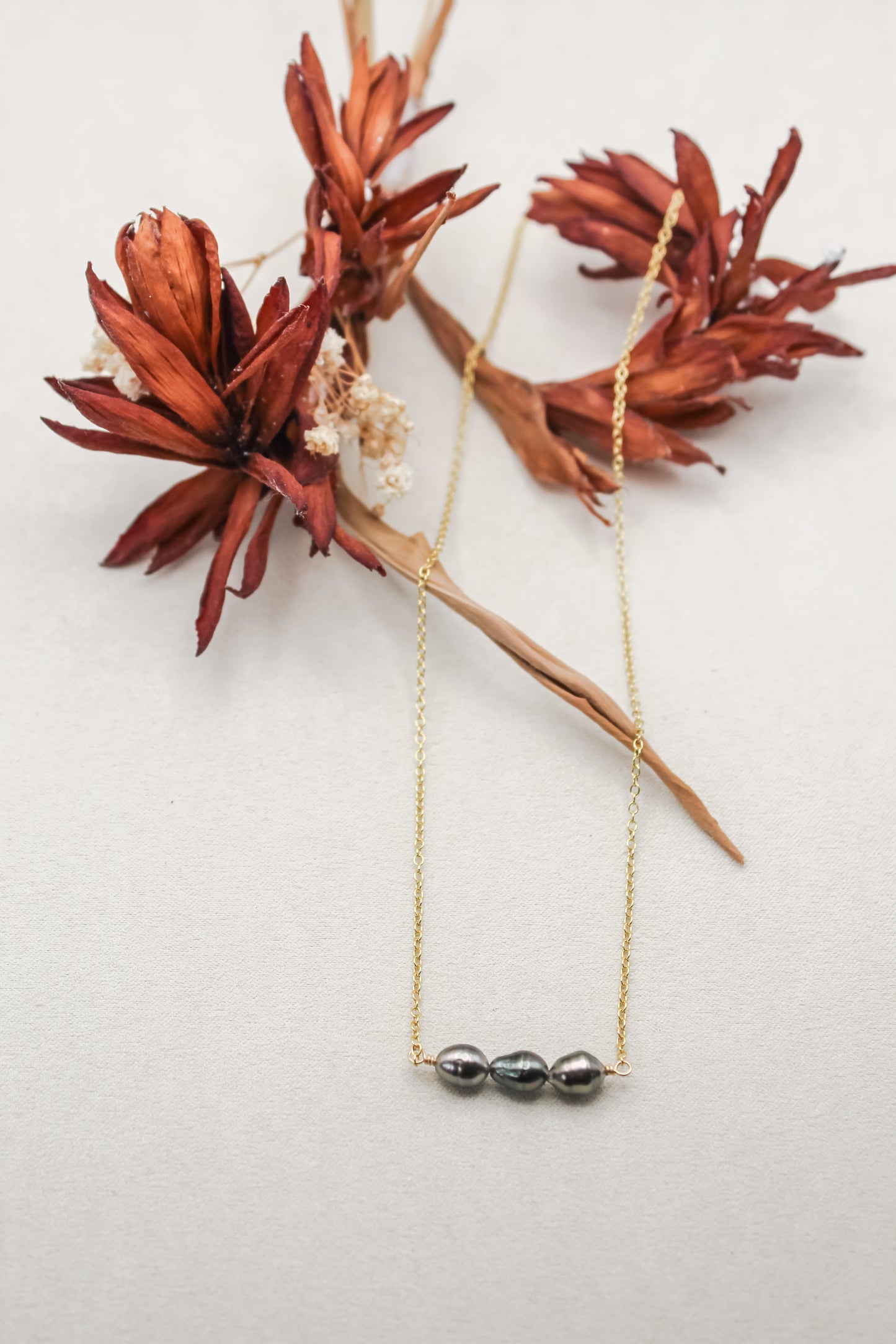 Keshi Bar Necklace