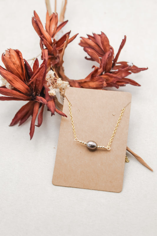 Keshi Bar Necklace