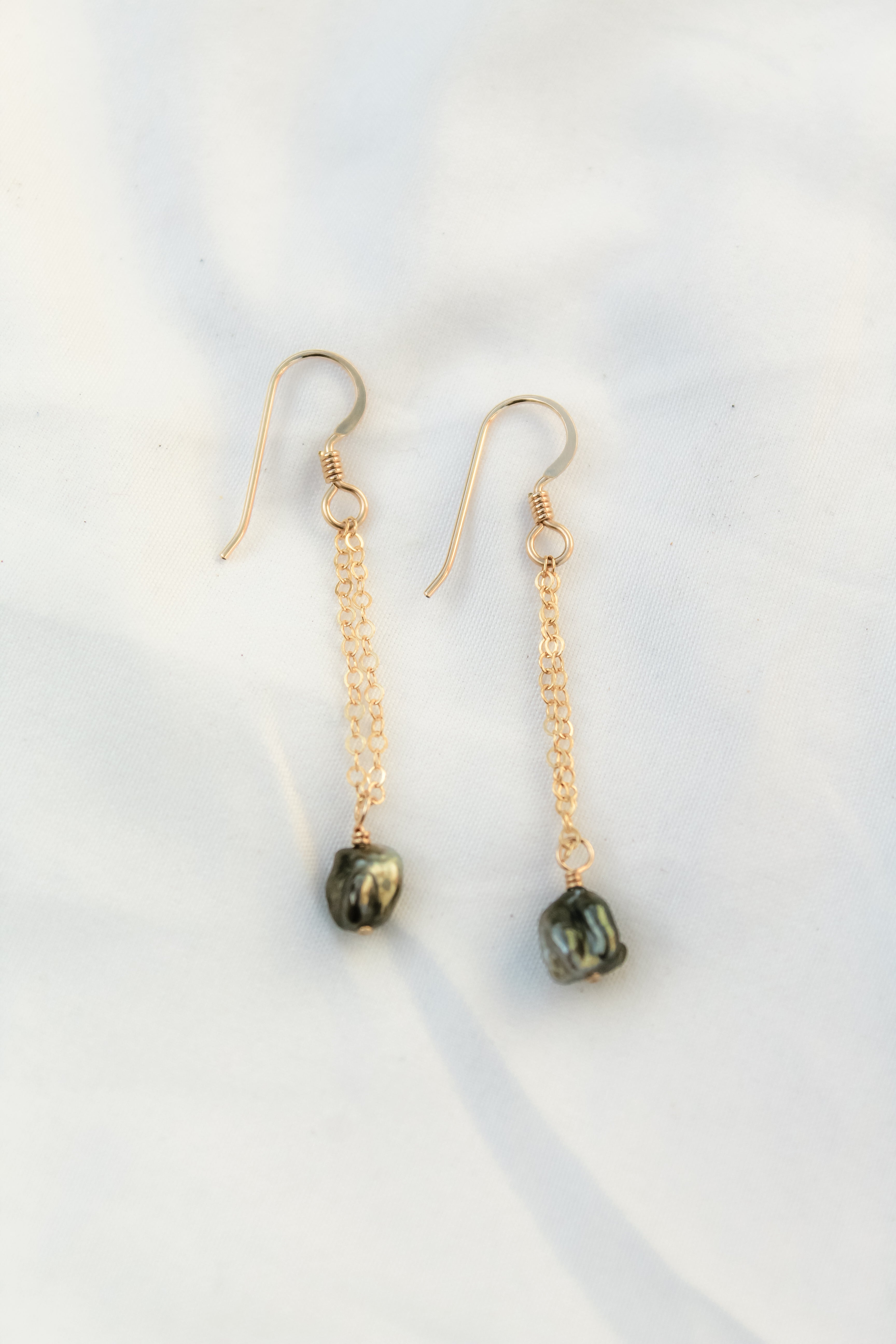 Tahitian Keshi Drops