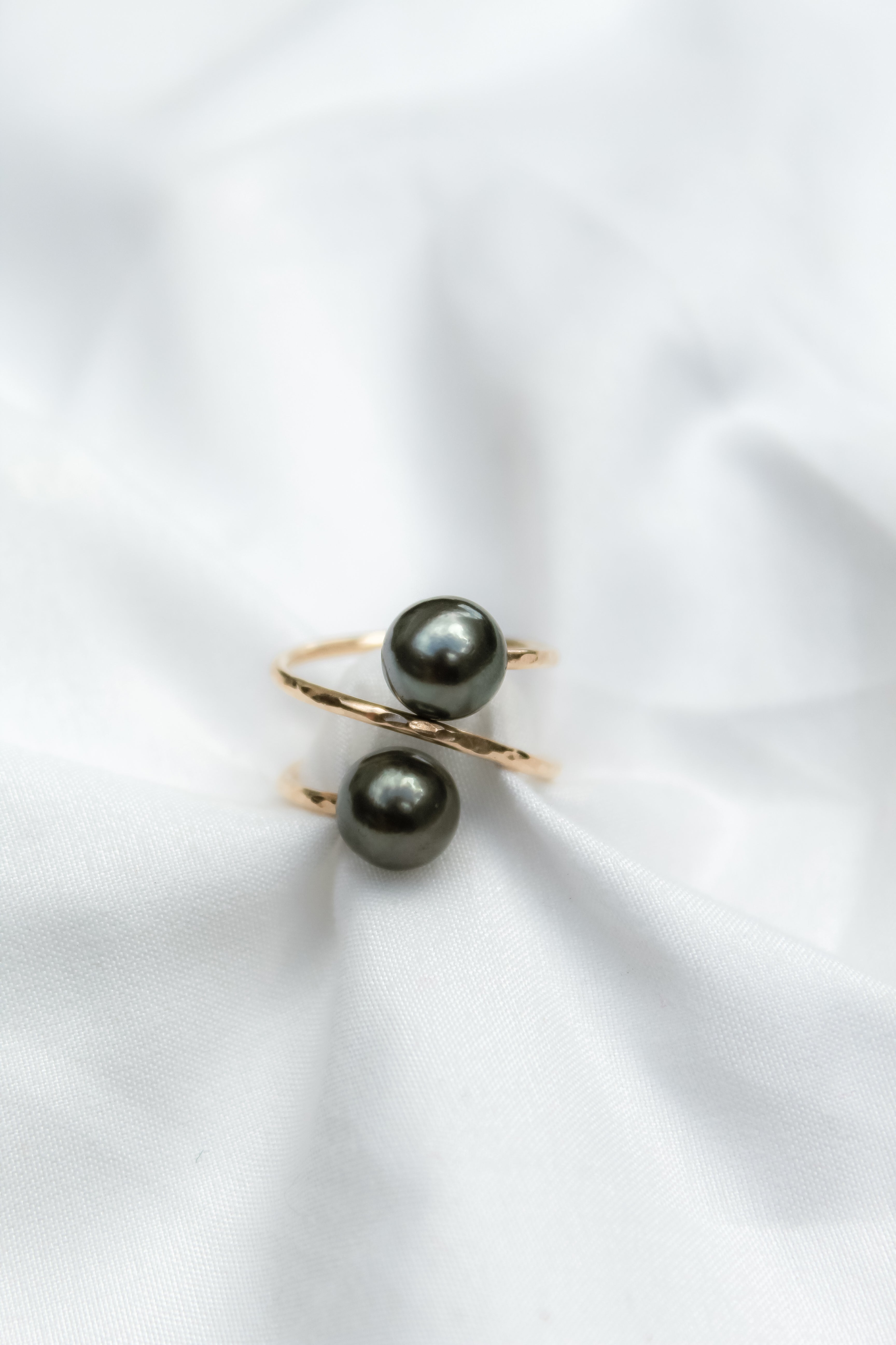 Tahitian Pearl Wrap Ring