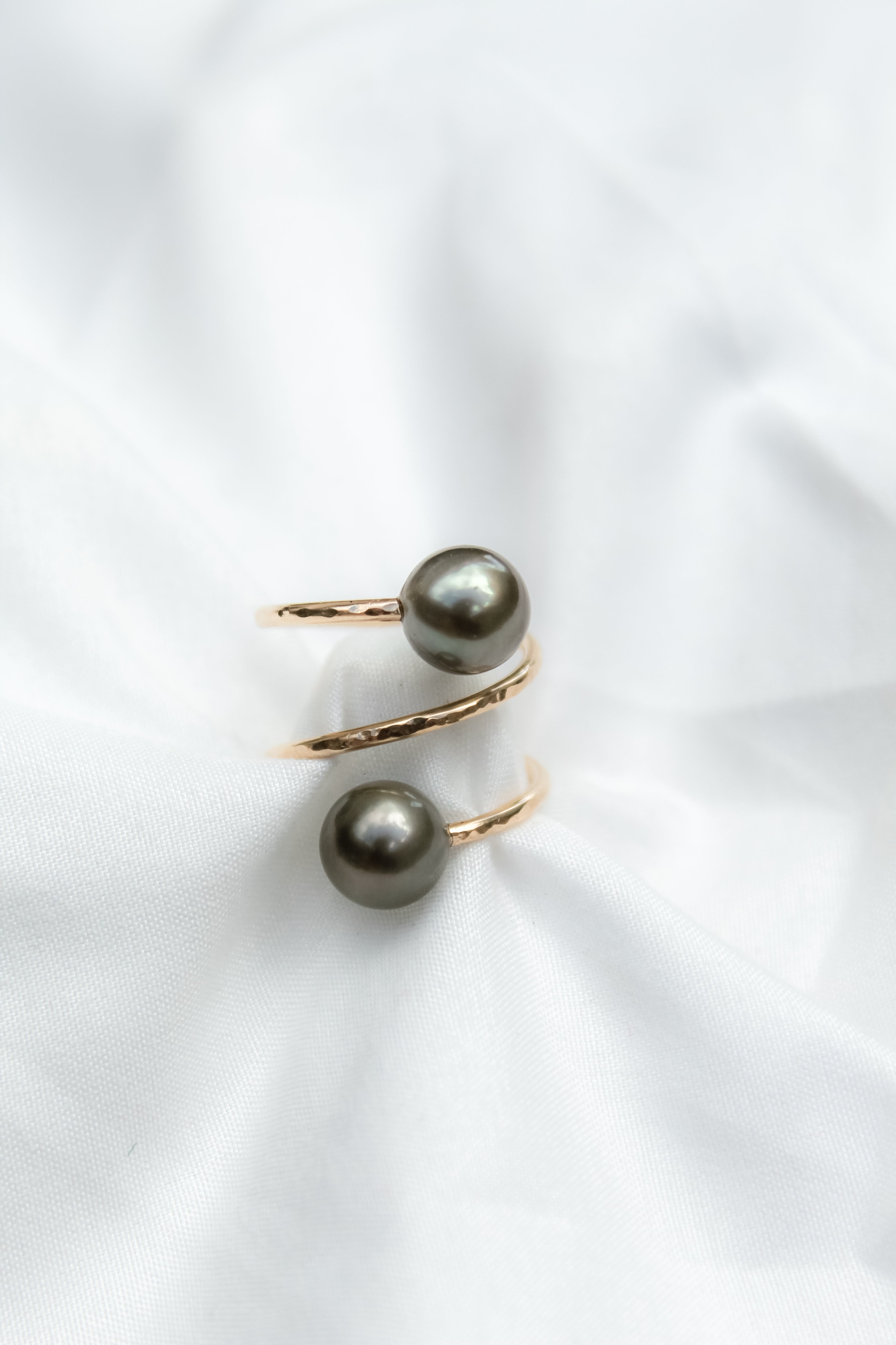 Tahitian Pearl Wrap Ring