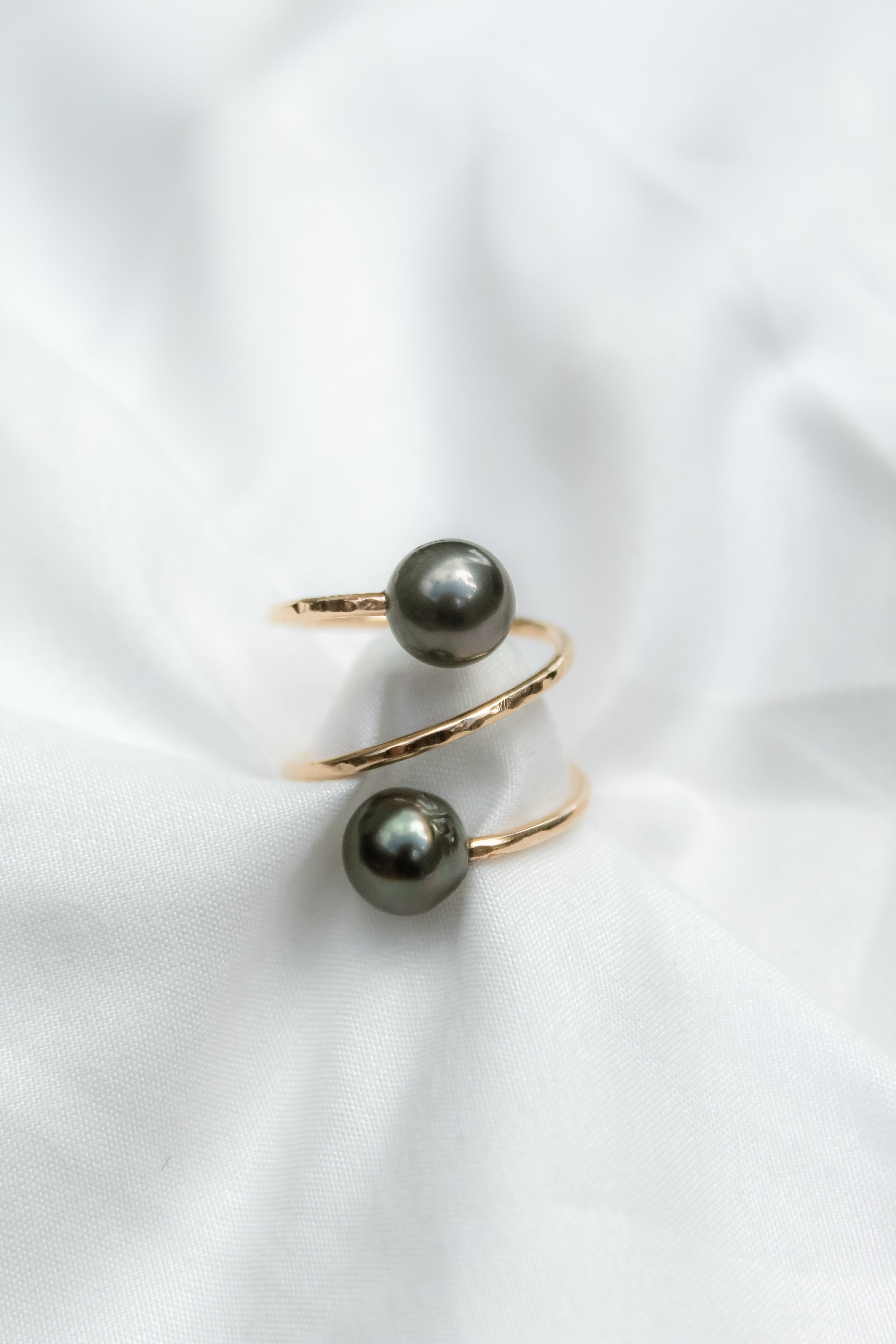 Tahitian Pearl Wrap Ring