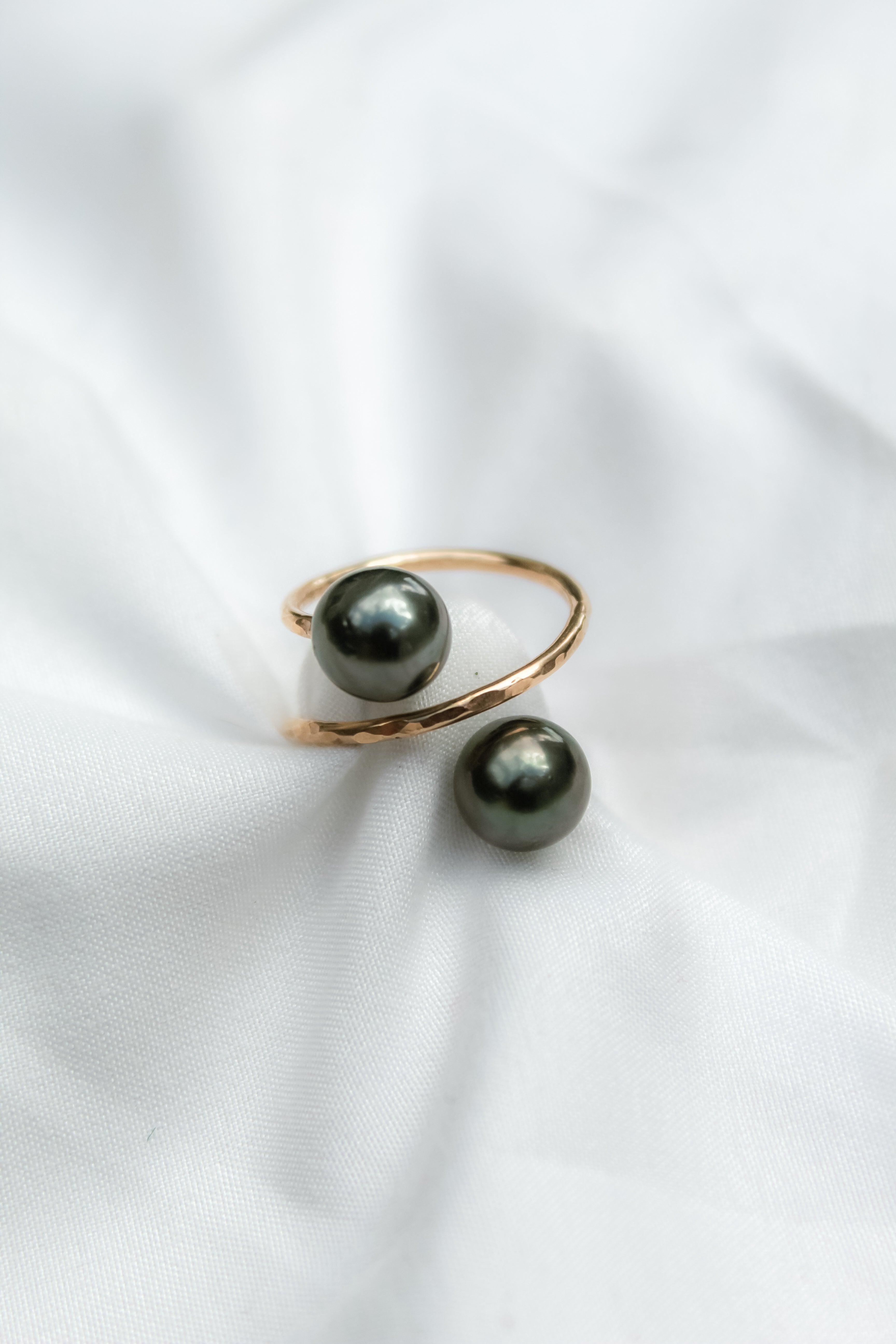 Tahitian Pearl Wrap Ring