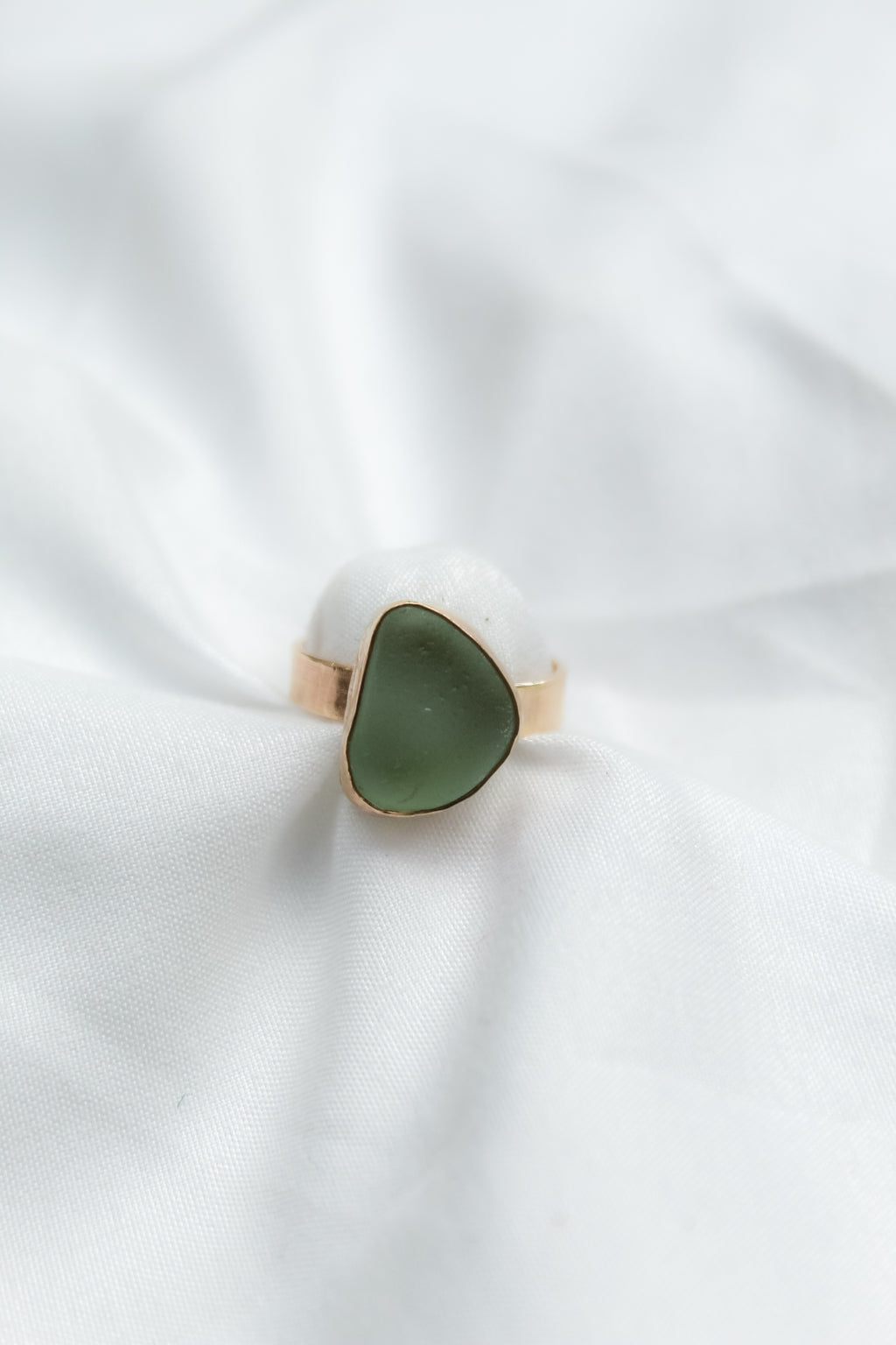 SAMPLE! Sea Glass Ring SZ. 7.5