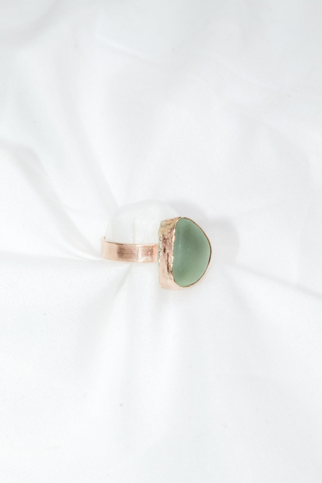 SAMPLE! Sea Glass Ring SZ. 7.5