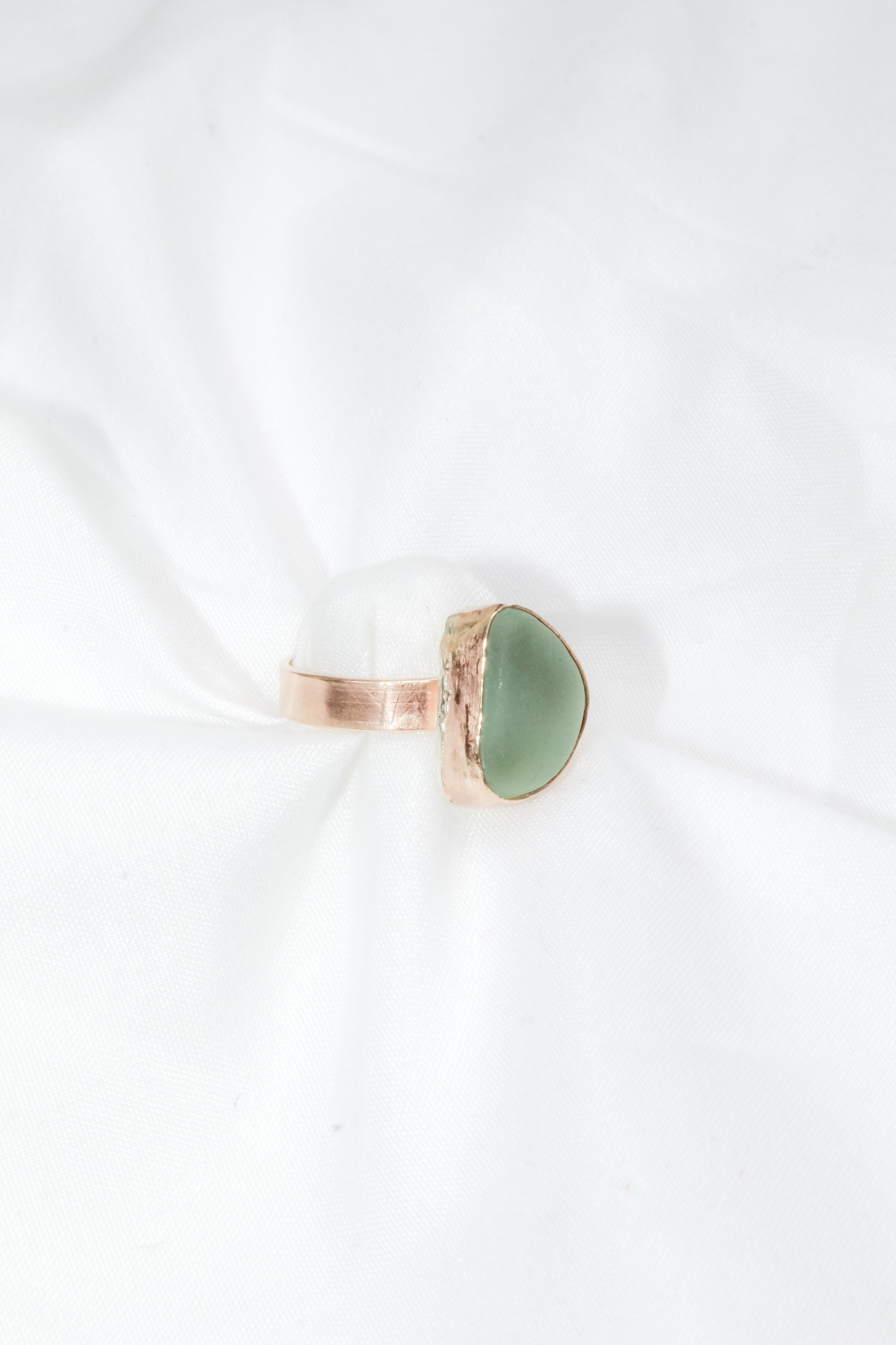 SAMPLE! Sea Glass Ring SZ. 7.5