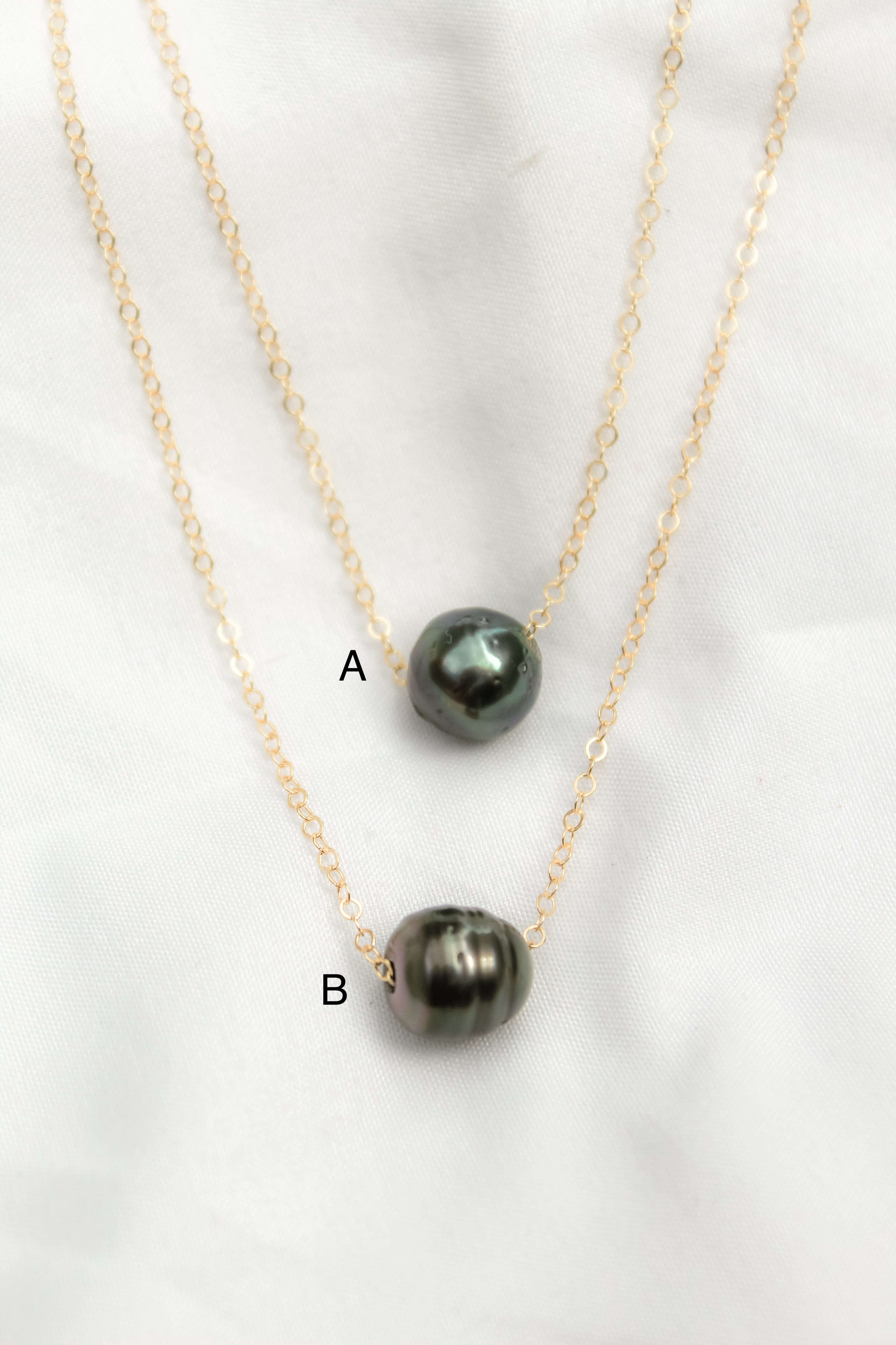 Single Tahitian Pearl Floater