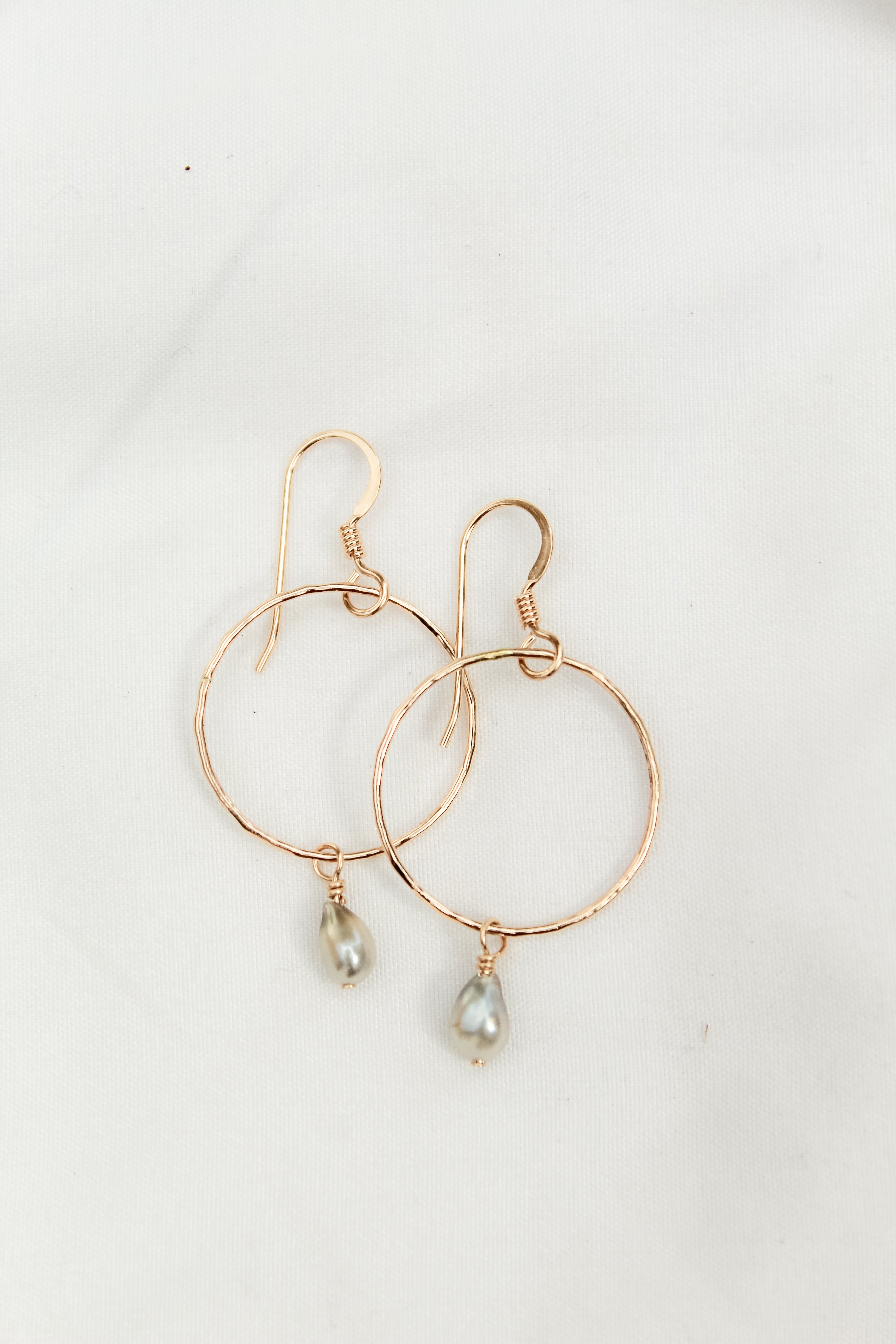 Tahitian Keshi Hoops